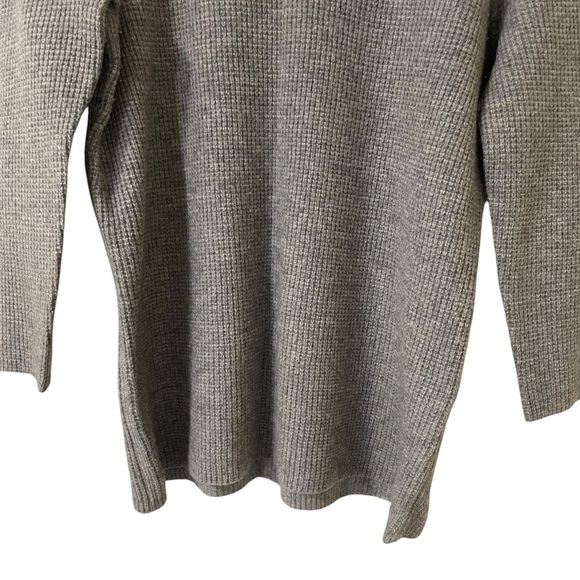 Sutton Studio Gray Cashmere Crew Neck Sweater Large Knit - Picture 4 of 8
